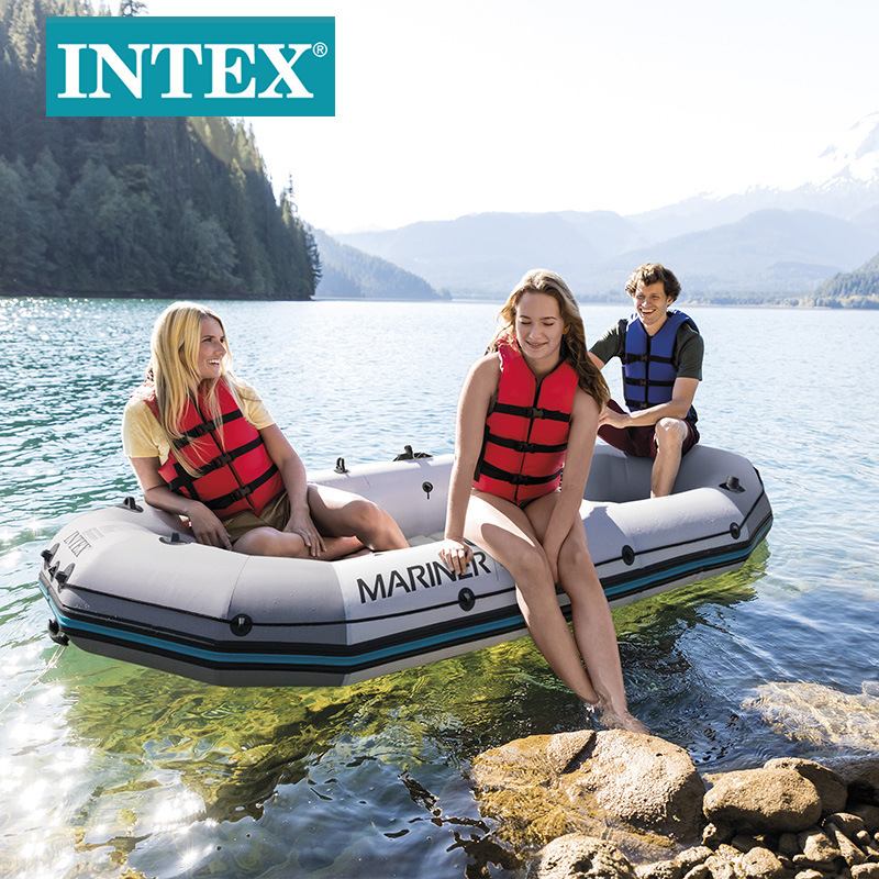 Wholesale of INTEX68373 professional three-person sailor inflatable rubber boats, fishing boats, and rafting boats Specification image