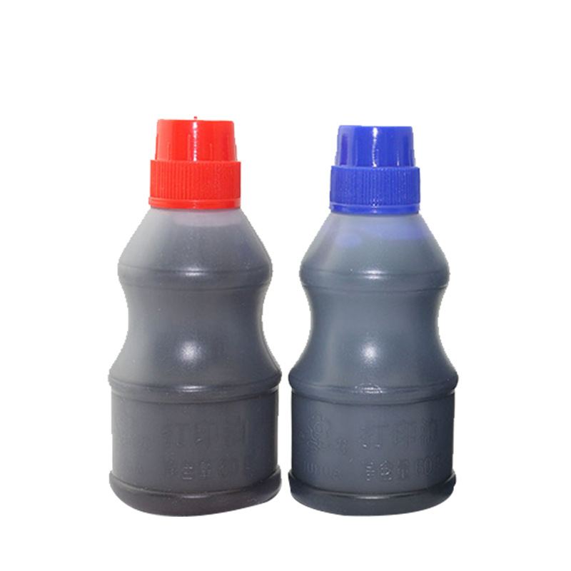 In-stock printing oil, red/blue/black printing oil, seal paste oil no.522, accounting and financial seal oil details Picture