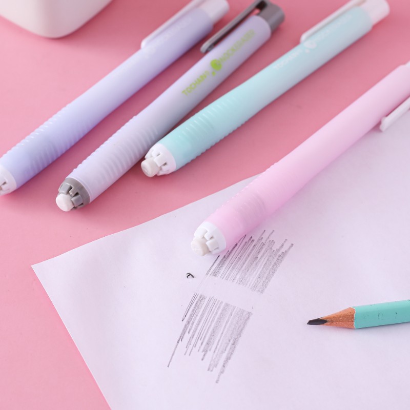 新款图强儿童多色橡皮擦 创意设计学习工具橡皮 写字用活动橡皮擦