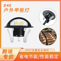 led geographic spotlights Outdoor waterproof monochrome led deck lights outdoor embedded garden lighting buried lights