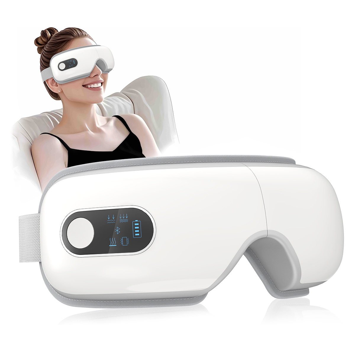 Intelligent eye massage device, air pressure eye massage device, vibration eye fatigue heating eye mask, children's eye protection device details Picture