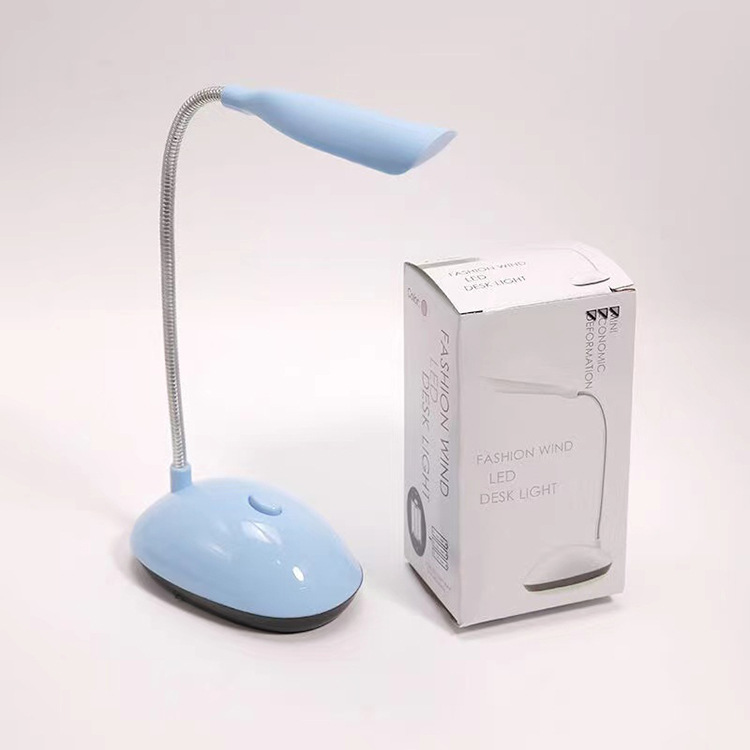 Adjustable LED desk lamp with warm and cool light settings