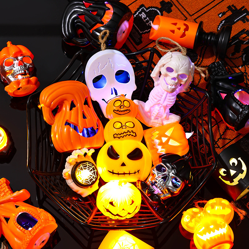 Cross-border halloween decorative led pumpkin lantern luminous pendant, Halloween party decoration props and ornaments Application Scenario