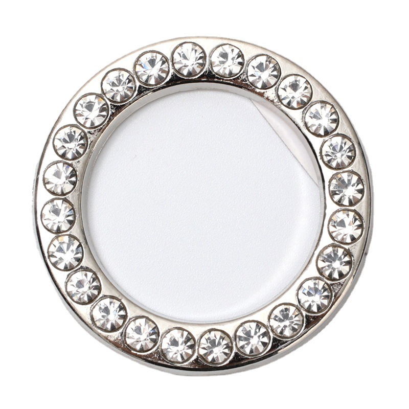 Metal Pearl Waist Buckle Silk Scarf Buckle Shirt T-Shirt Corner Knotted Button Waist Fixed Buckle Drill Three-Speed Buckle Rhinestone Item Picture