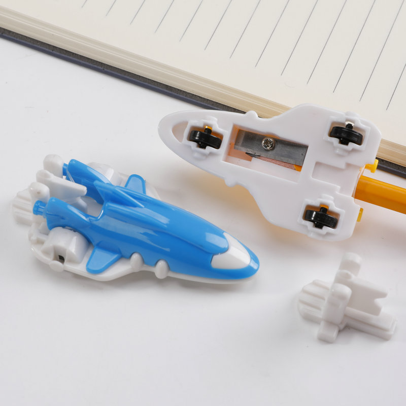 Creative stationery, aircraft-shaped pencil sharpeners, cute cartoon stationery, primary school students' school supplies, pencil sharpeners wholesale Specification image