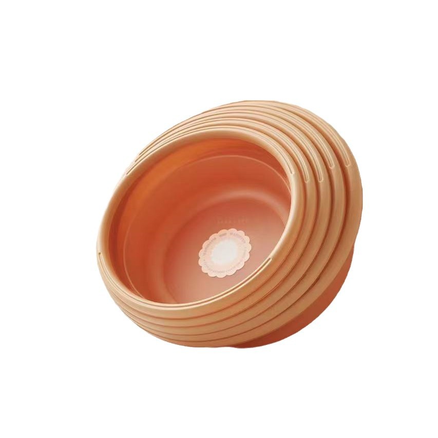 脸盆/可折叠脸盆/塑料洗脸盆/304不绣钢盆旧盆/不锈钢盆白底实物图