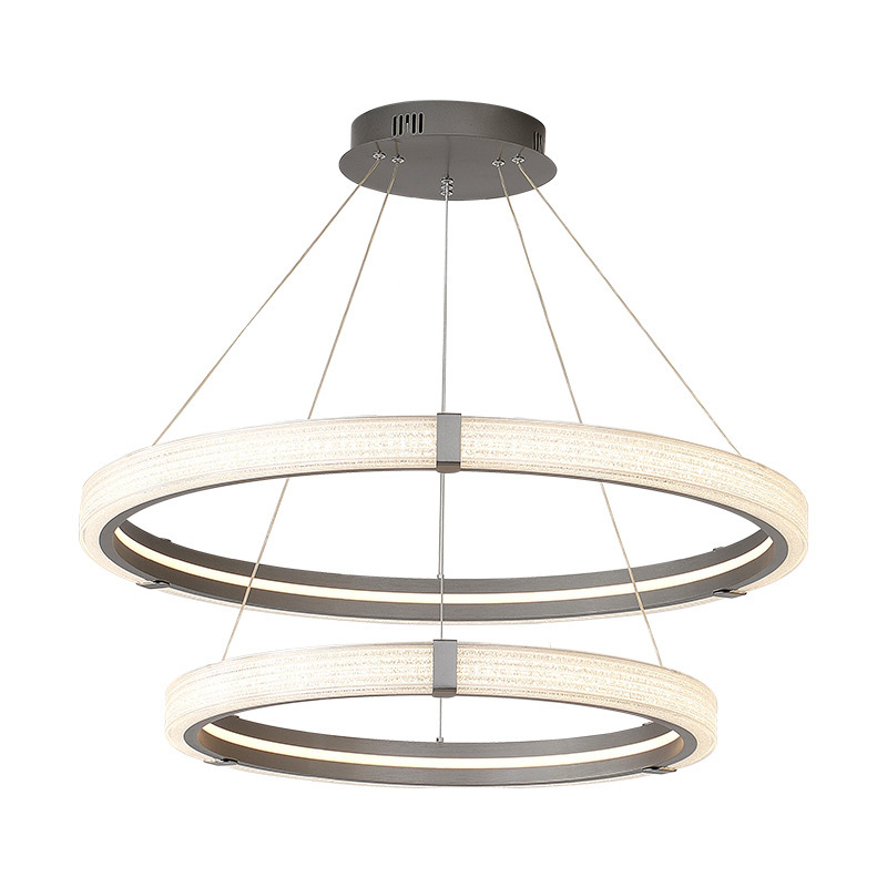 The Italian minimalist living room chandelier is grand, high-end and light luxury. The main light in the villa hall gives a sense of sophistication. The bedroom light is simple and modern Item Picture