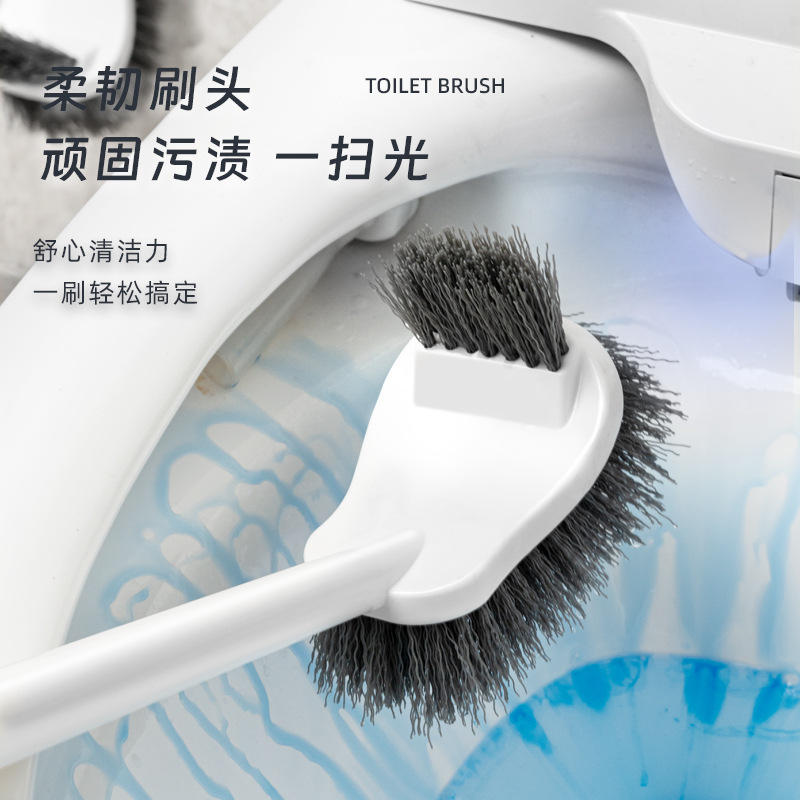 Multi-Functional Long Handle Toilet Brush Household Stiff Brush Cleaning Brush Toilet Brush Wholesale Bathroom Cleaning Supplies Application Scenario