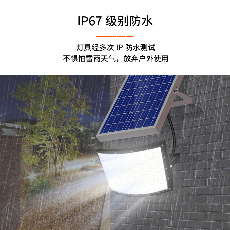 2024 New Ultra-Bright Wide-Angle Curved Solar Outdoor Garden Light Household Waterproof One Tow Two Cast Light Lighting Application Scenario