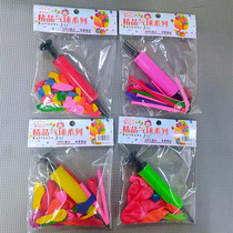 Card head bag multi-color balloon air cylinder set yiwu binary shop stall sources