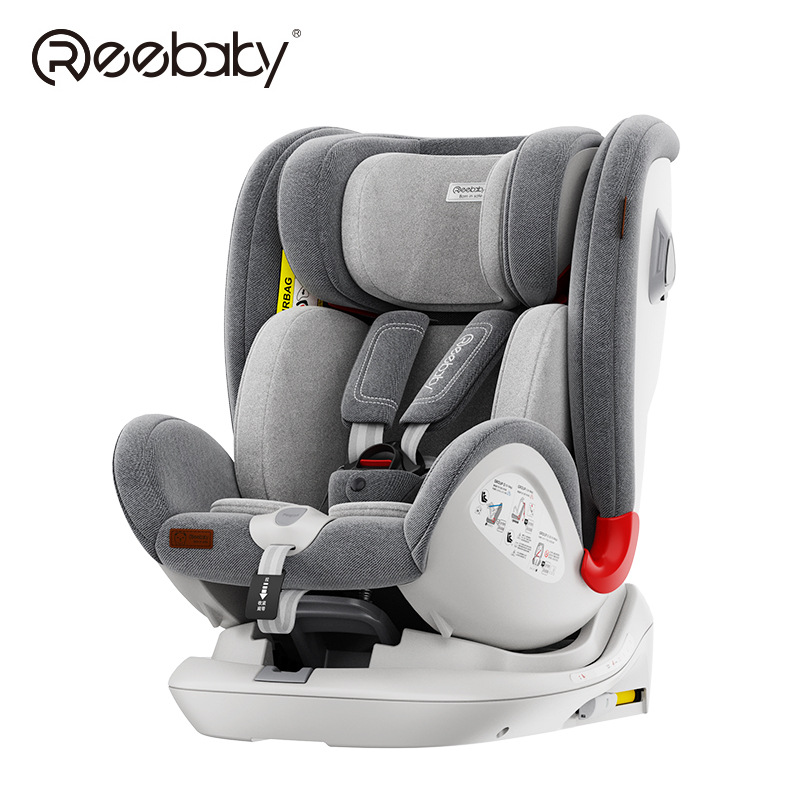REEBABY天鹅儿童安全座椅汽车用360度旋转可躺0-12岁婴儿宝宝车载详情图1