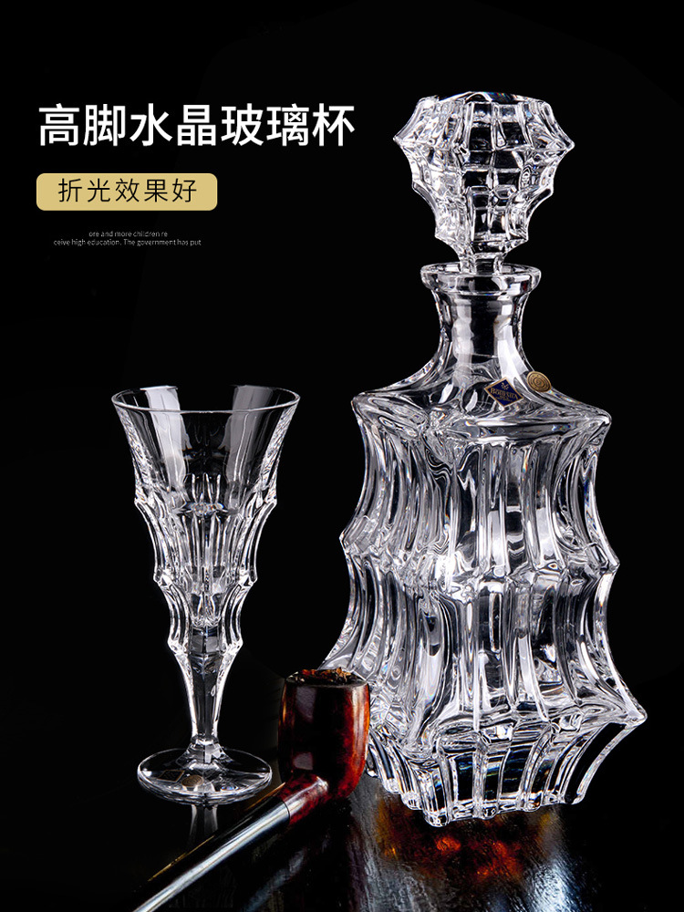 酒具/欧式/威士忌水晶玻璃/不锈钢配件/清酒壶细节图