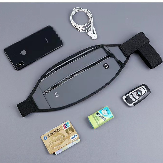 New outdoor sports waist bag, fitness running, mobile phone waist bag, waterproof, large capacity, multi-functional, close-fitting and ultra-thin waist bag details Picture