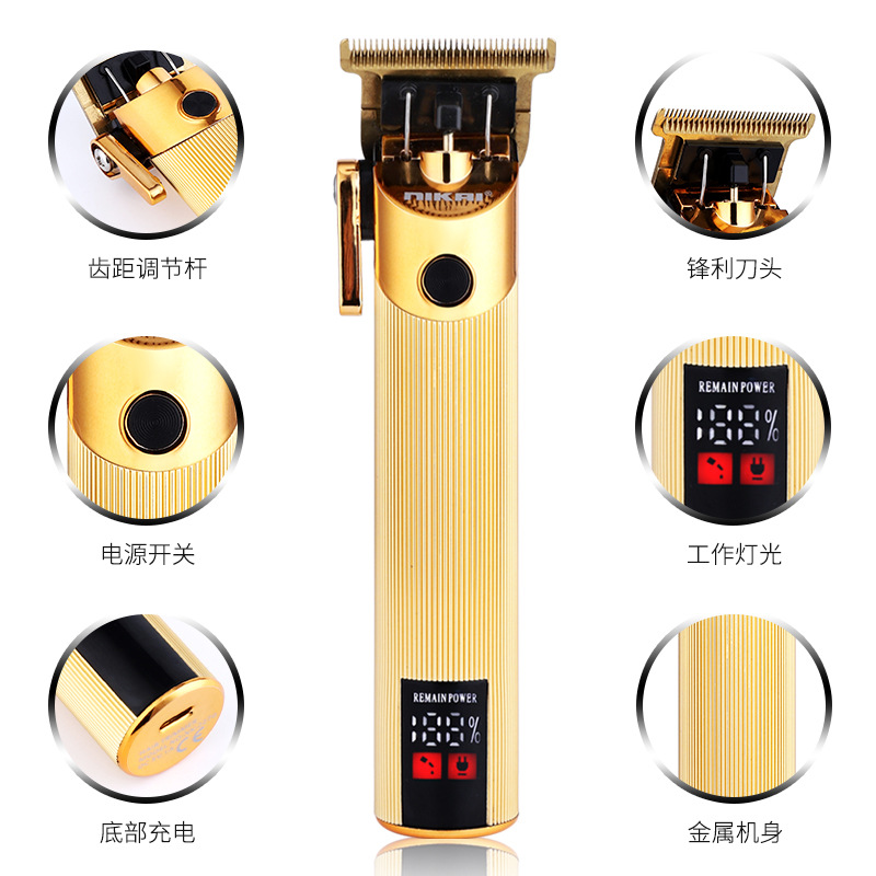 Cross-border vintage electric shavers, hair salon replaceable blade heads, hair clippers, men's hair clippers wholesale Specification image