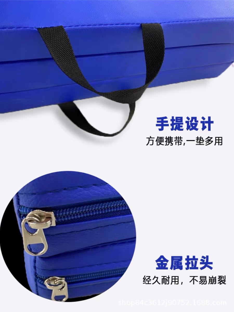 舞蹈瑜伽健身垫子中考仰卧起坐垫运动通用三折垫可折叠体操垫海绵详情4