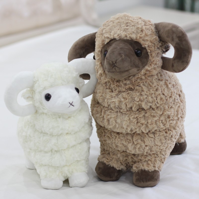Simulated little sheep plush toys, zodiac sheep, Tibetan sheep, national trend plush toys, claw machine dolls, Valentine's Day company gifts Specification image