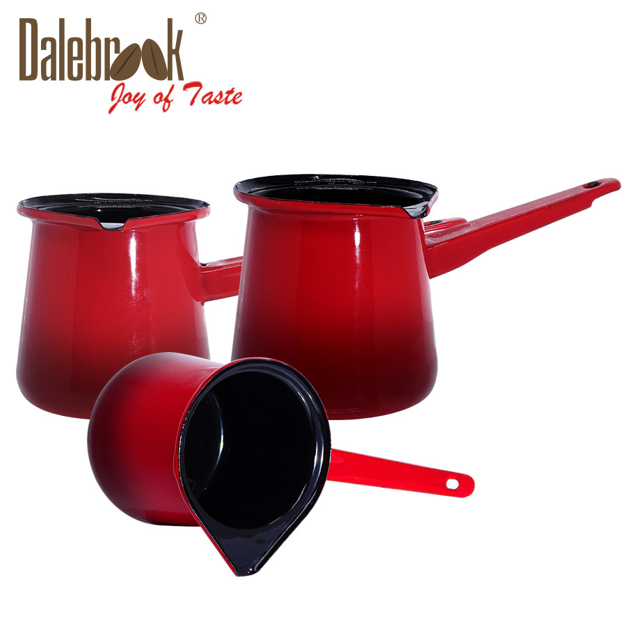 Dalebrook土耳其搪瓷手冲咖啡壶 咖啡斗奶锅咖啡锅咖啡杯器具套装