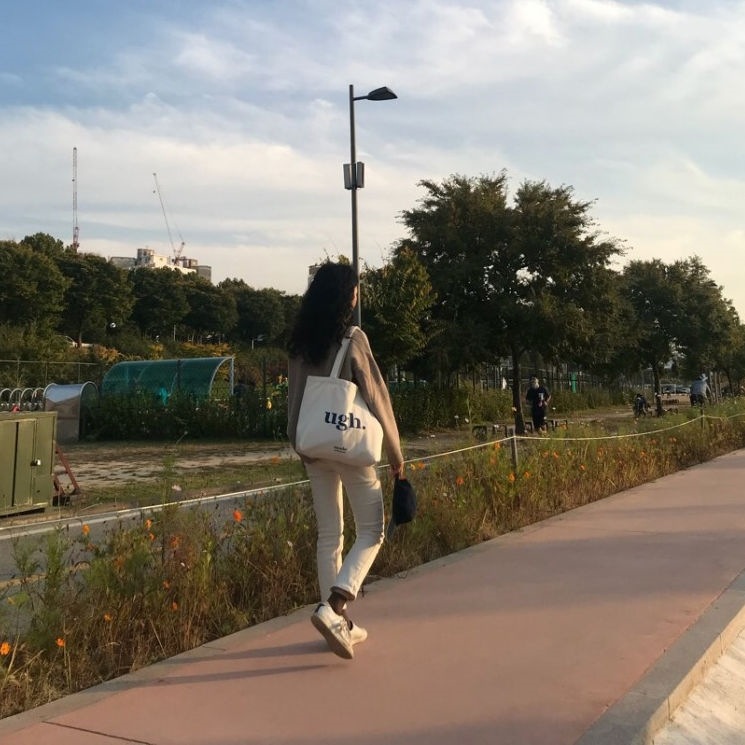 2024 New ins single-shoulder letter canvas bag, laid-back style canvas bag, Japanese-style student canvas bag, women's crossbody Specification image