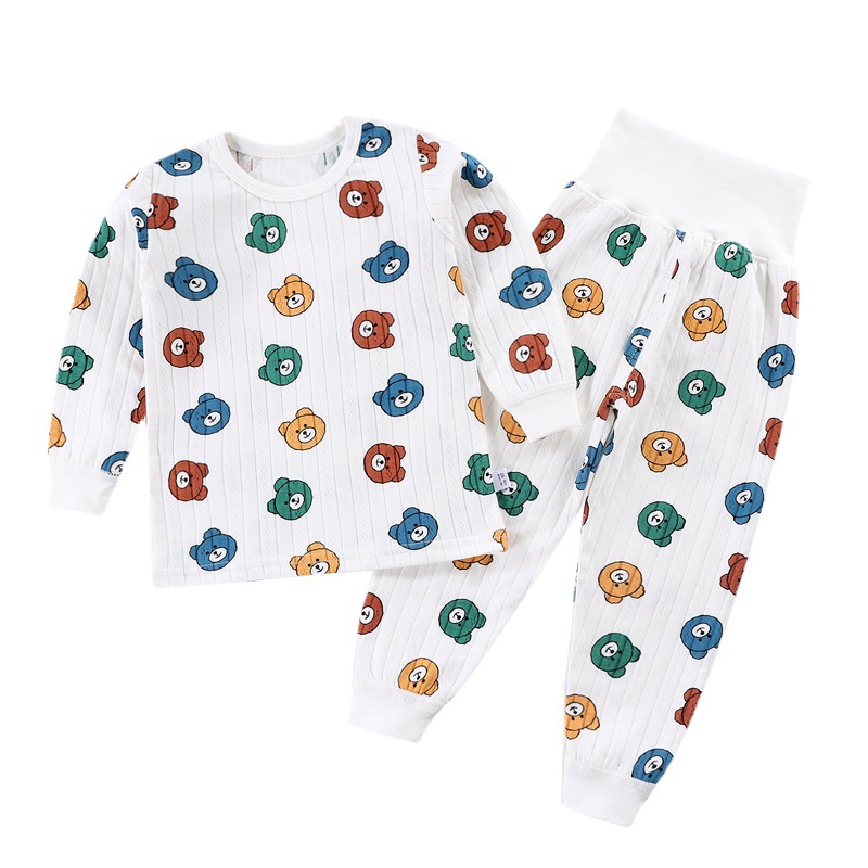 儿童内衣套装白底实物图