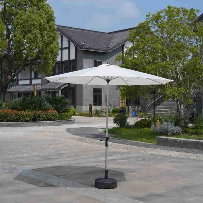 Outdoor 2.7-meter sun umbrella, shade umbrella, mid-pole umbrella, courtyard umbrella, single top, double top Specification image