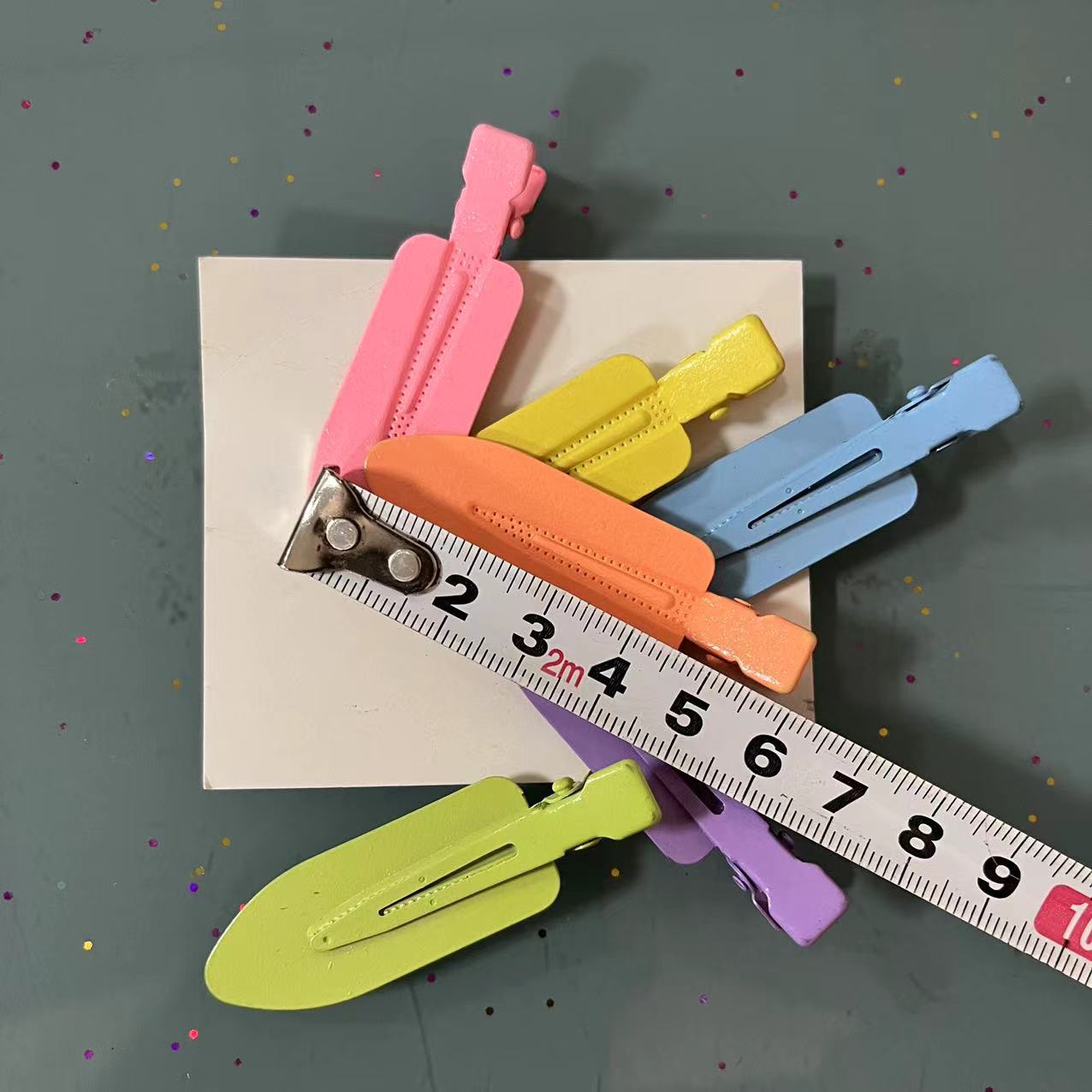 Girl Paint Candy Color Leaves Hairpin Diy Cream Glue Edge Clip Material Wholesale Factory Direct Sales Application Scenario