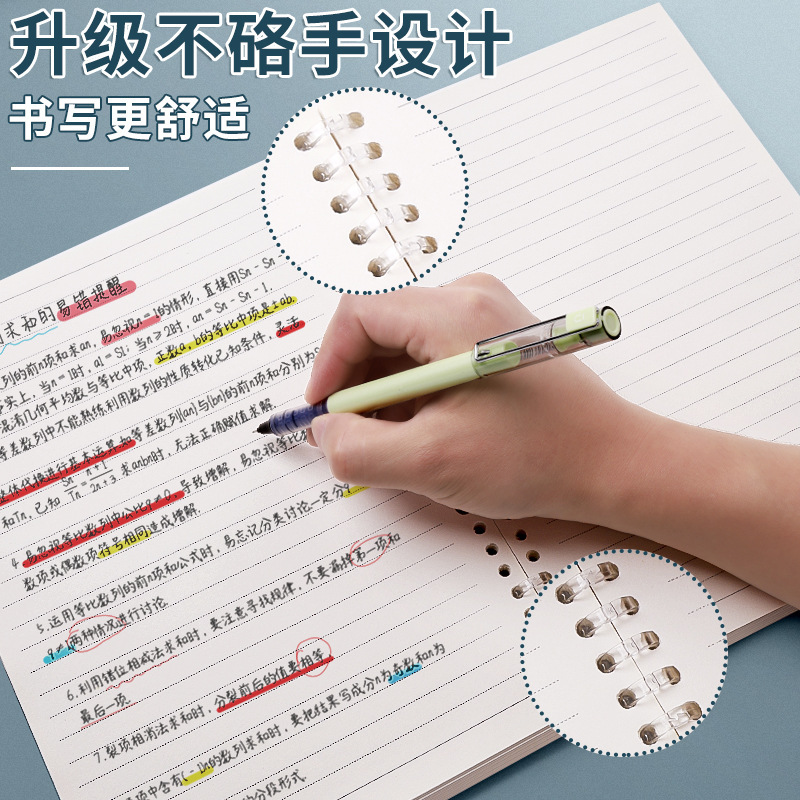 Retro butterfly British binder A5/B5 with inner core buckle design, single thickened OPP bag packaging Application Scenario