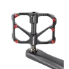 The new PROMEND bicycle pedal M86C R87C carbon fiber bearing pedal mountain bike 3 Pelin pedals Item Picture