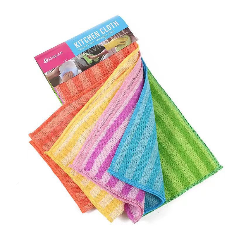 Fine-fiber colored striped cloth details Picture