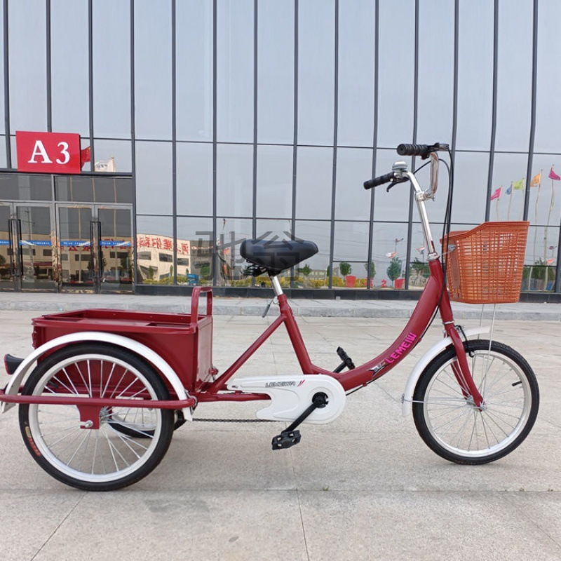 dye elderly tricycle bicycle adult human mobility scooter pedal pedal pedal elderly light manned cargo Specification drawing