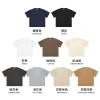 350G heavyweight cotton short-sleeved men's T-shirt Specification image