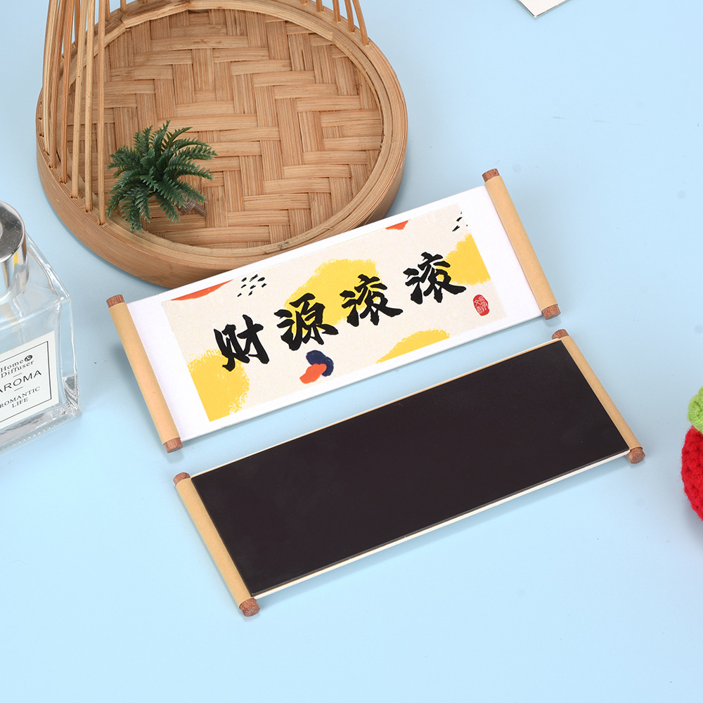 创意冰箱贴祝福语卷轴磁吸冰箱贴文创定制景区纪念品家居摆件礼物详情8