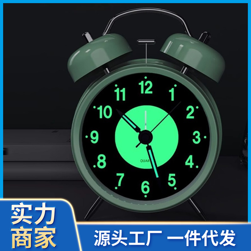 充电小闹钟学生专用儿童男女孩强力叫醒起床神器2025新款初高中生