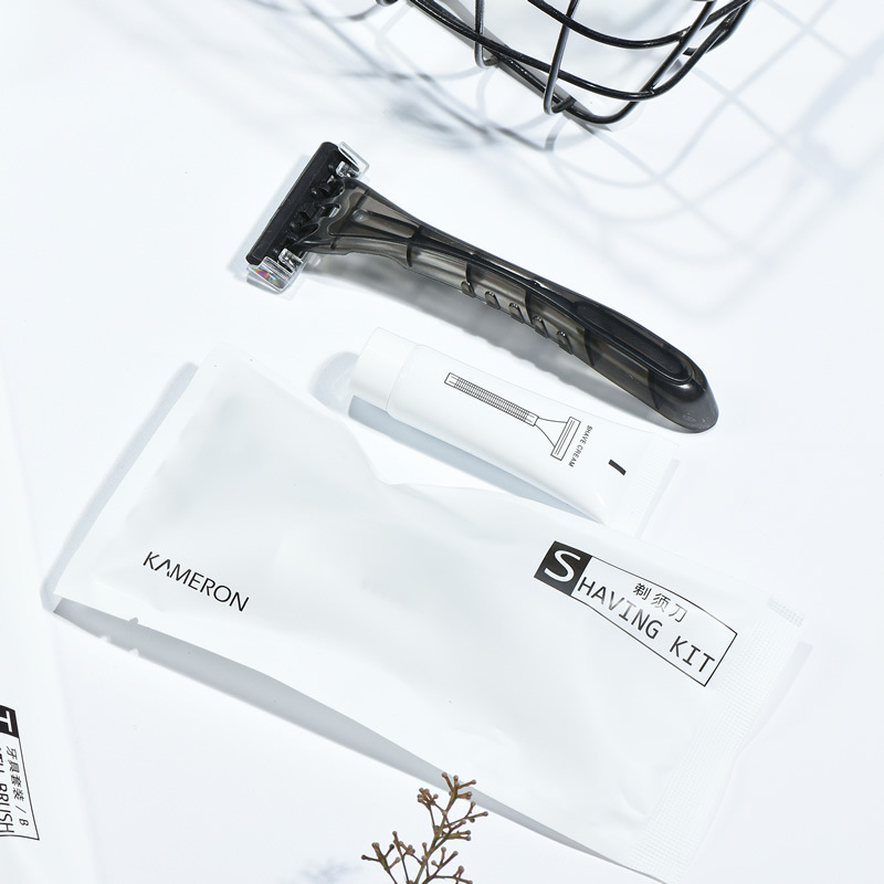 Hotel disposable toothbrush and toothpaste sets, simple and high-end. Wholesale of toothbrushes for homestay rooms and hotel toiletries Specification image