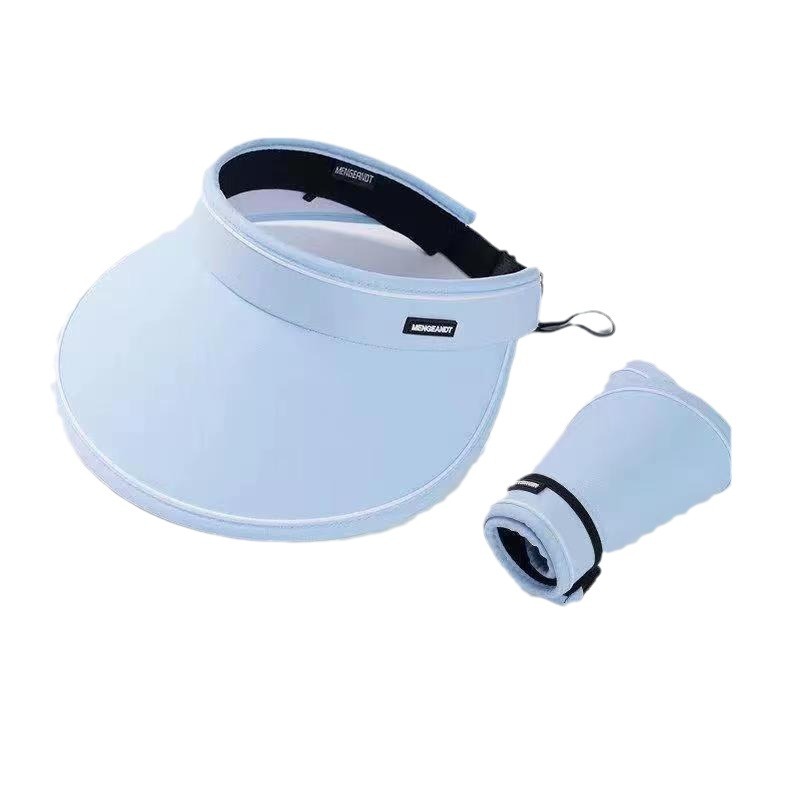 Sunblock Hat Female Summer Large Visor Visor Face Uv Protection Outdoor Cycling Do Not Turn Over The Top Sun Hat Item Picture