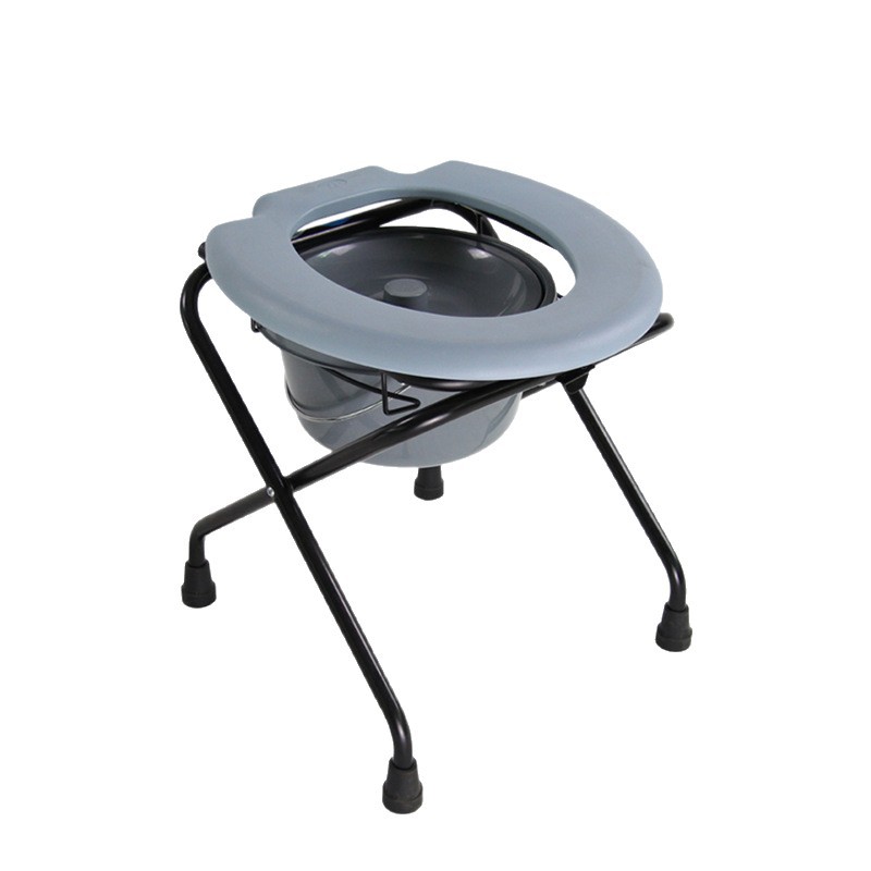 Cross-border special elderly toilet seat, foldable and mobile toilet chair, portable toilet with a bucket for pregnant women and the disabled Item Picture