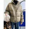 Luxi 2022 New Design sense stand-up collar short Down jacket for petite women 90, white duck down jacket Y33 Specification image