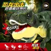 Press the dinosaur, Tyrannosaurus rex, large-sized handheld swinging simulation sound, children's stress-relieving, prank, internet-famous toy cross-border Specification image