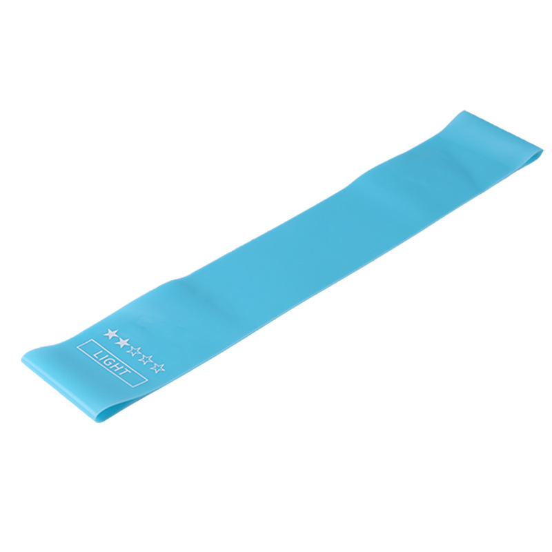 Yoga thin resistance band, TPE resistance ring, gradient color resistance band, men's and women's leg training resistance sheet Item Picture
