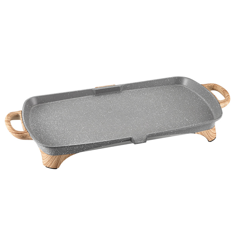 Factory Direct Supply Korean Multi-Functional Electric Barbecue Plate Smokeless Barbecue Meat Machine Grill Fish Stove Household Non-Stick Electric Frying Pan Item Picture