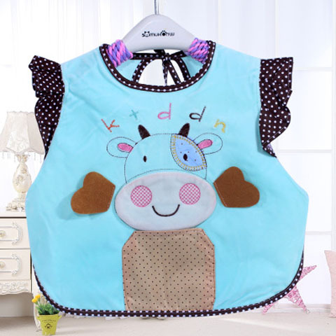 Baby feeding bibs are waterproof, dirt-proof and do not need to be washed. They are children's coverings for both boys and girls, baby feeding bibs for kids, and sleeveless summer aprons for children Specification image