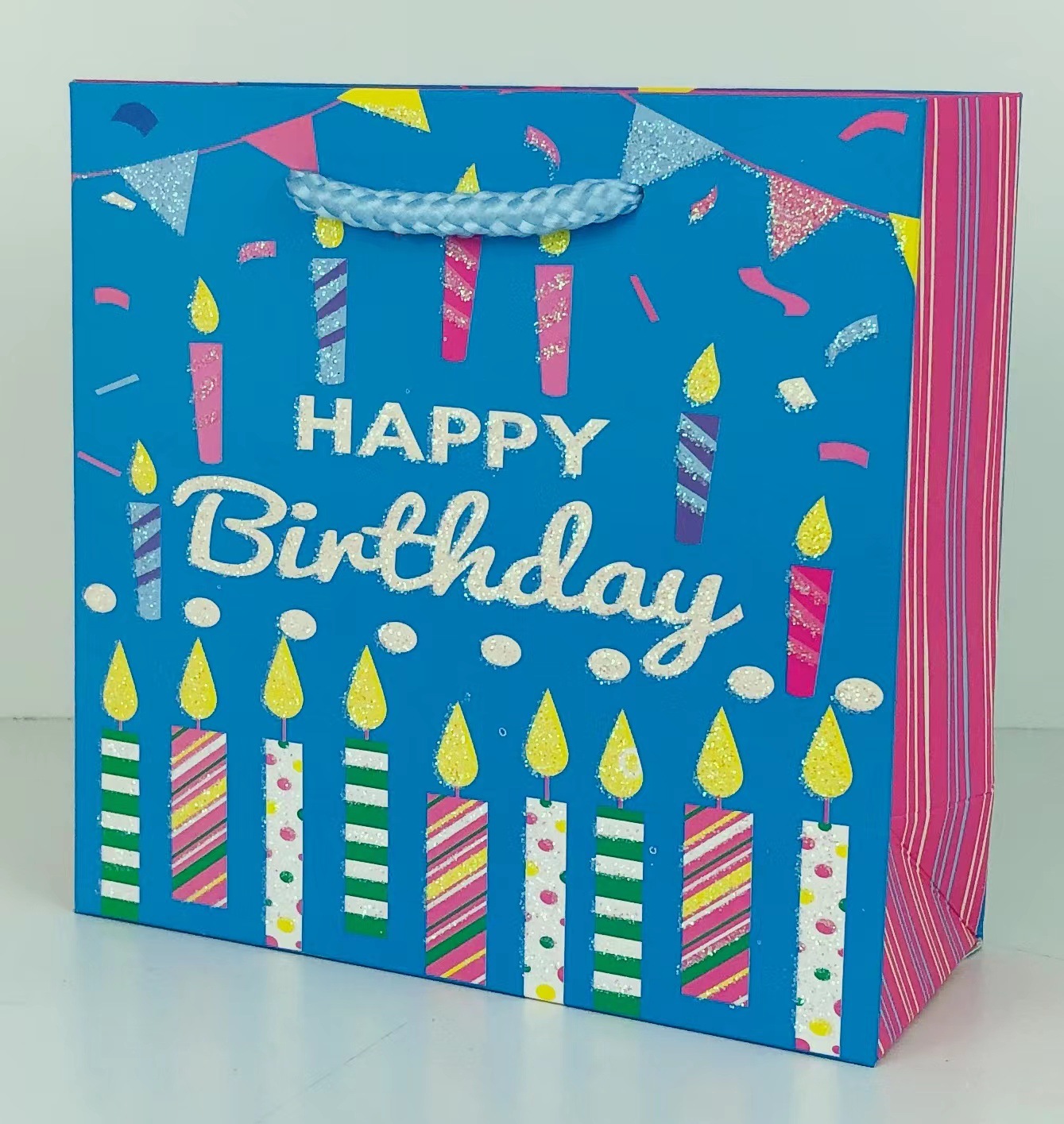 In-stock flash fan BIRTHDAY party HAPPY BIRTHDAY tote bags, gift bags, shopping bags, cross-border exclusive supply Application Scenario