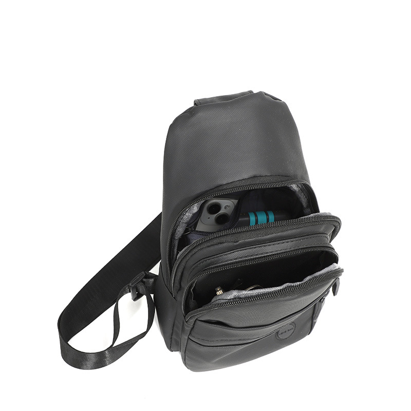 Cross-Border Men's Chest Bag 2024 New Multi-Functional Shoulder Bag Casual All-In-One Outdoor Storage Front Diagonal Anticrossbody Bag Application Scenario