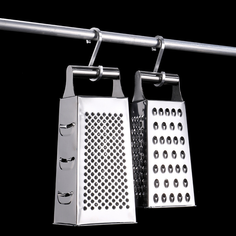 Multi-functional grater, vegetable slicer, stainless steel vegetable and potato slicer, melon grater, radish grater, four-sided grater details Picture