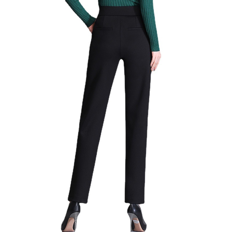 棉麻裤女宽松休闲/阔腿裤女/山本裤/防晒裤/裤子女宽松休闲白底实物图