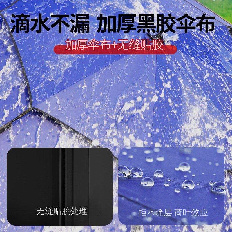 Cane Fishing Umbrella Full Shade 2.4 Meters Large Wanxiang 21 New Shade Rain Fishing Umbrella Application Scenario