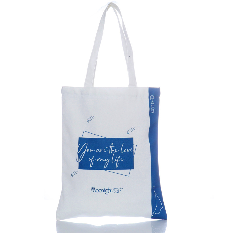 Customized canvas bags and cotton bags with logo printing, eco-friendly shopping bags, hand-held canvas bags and cotton bags made by manufacturers Item Picture
