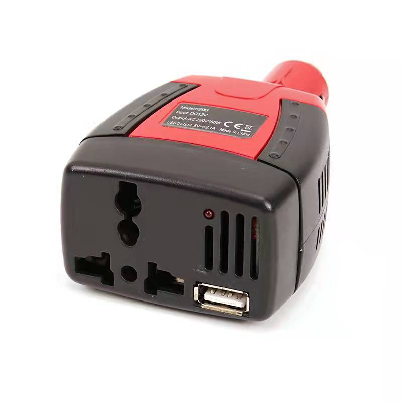 150W车载逆变器 12V/24V转220V/110V电源转换器 USB5V2.1A