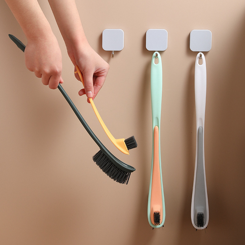 Double-sided bristled toilet brush Soft bristled toilet brush