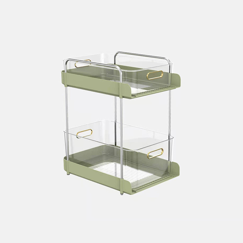 Trolley Storage Rack Kitchen Floor Storage Rack Bathroom Multi-Layer Light Luxury Drawer Storage Box Storage Rack Item Picture