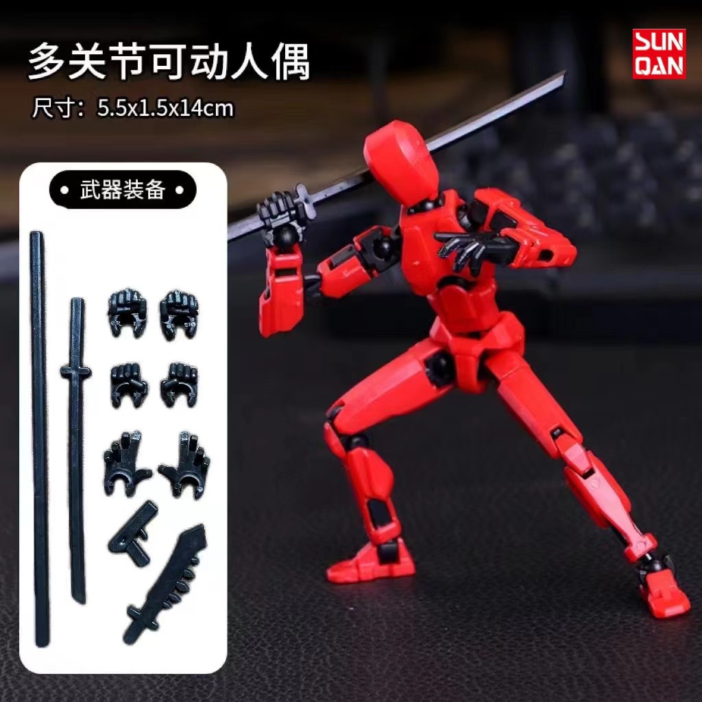 关节可动人偶/模特/兵人素体/古代兵人产品图